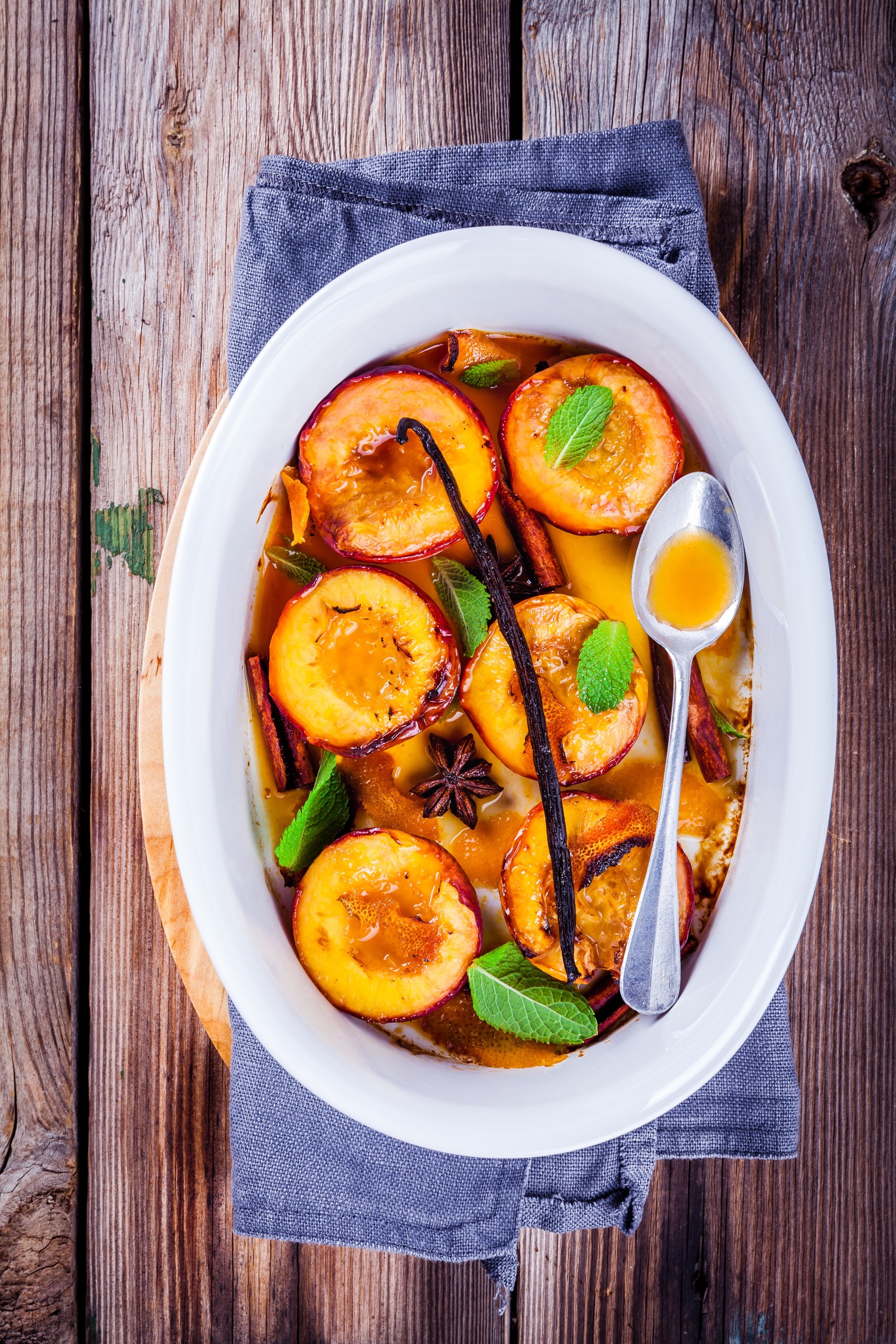 One Skillet Peach Chicken